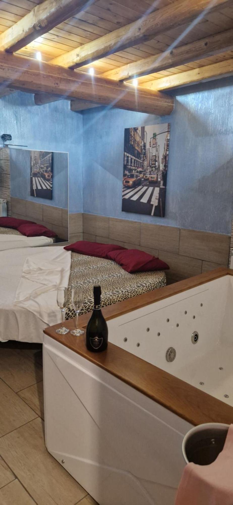 Chambre Double avec Baignoire Spa